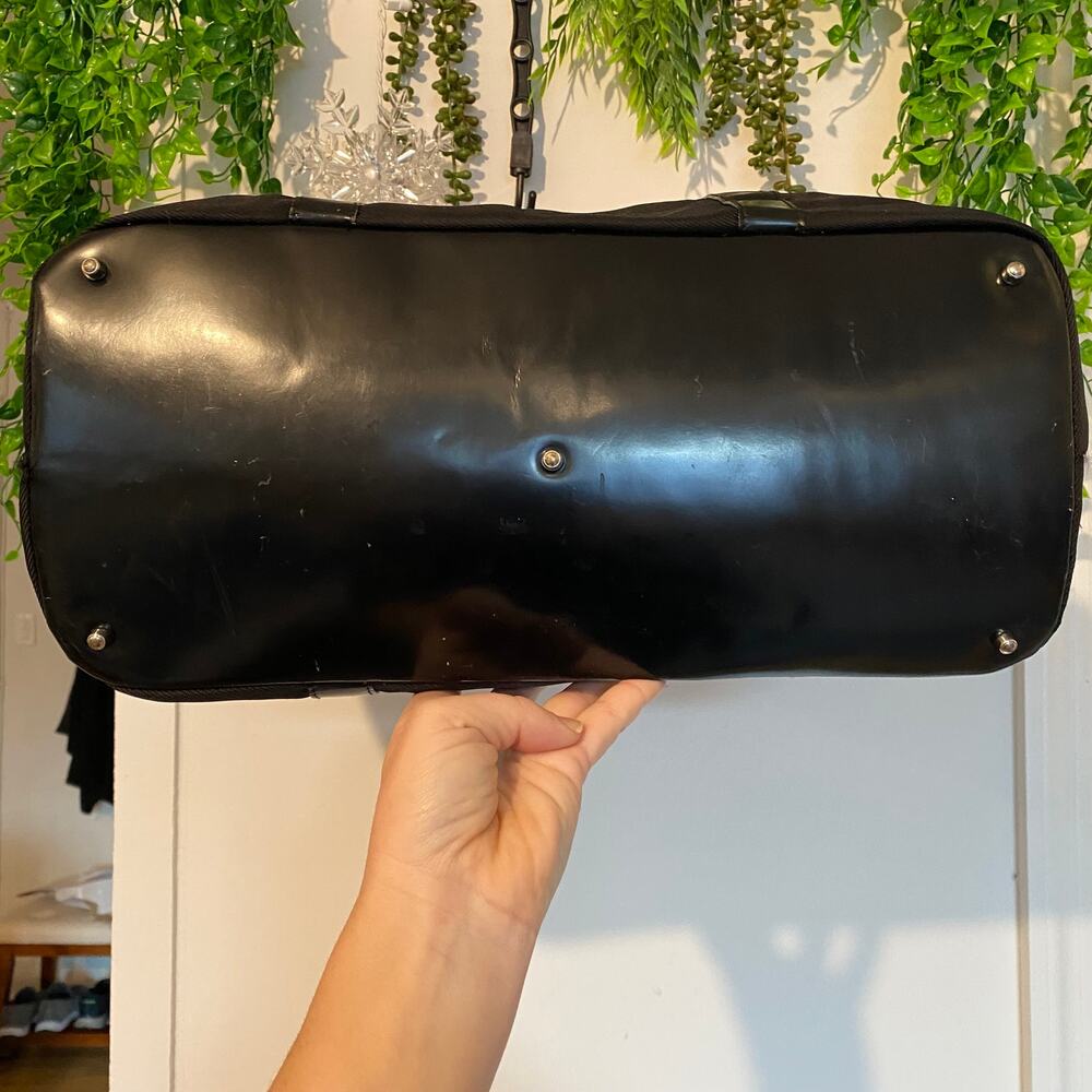 Gucci Vintage Black Bamboo handle tote / travel bag Tom Ford Era Oversized XL - Picture 8 of 15